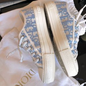 Dior- WALK N DIOR EMBROIDERED COTTON SNE  - Size 6 (36EU)